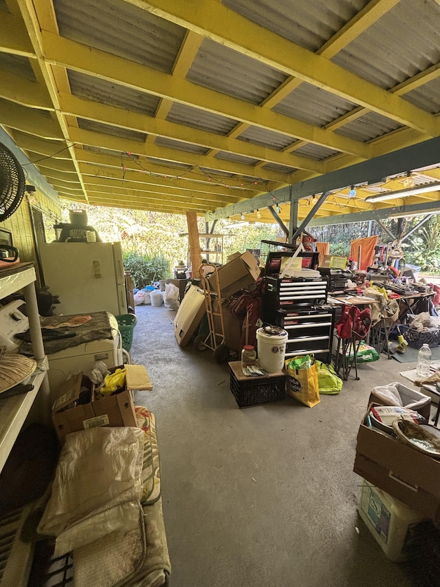 16-1248 Uhini Ana Rd, Mountain View, HI 96771 - miscellaneous room with concrete flooring