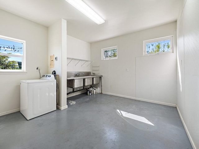 laundry room featuring washer / clothes dryer