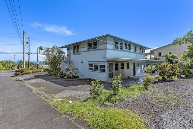 view of front of home