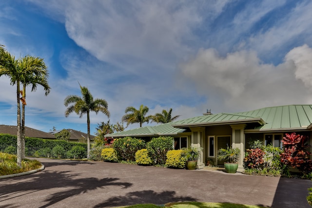 view of front of home