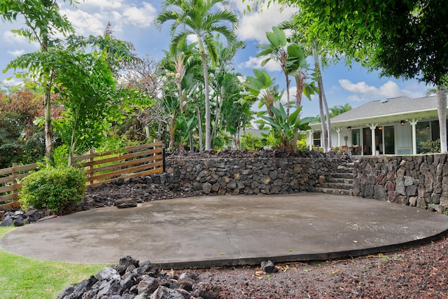 view of patio