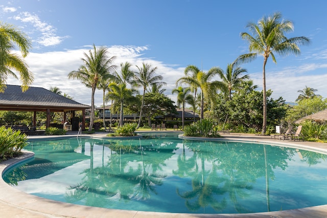 view of pool