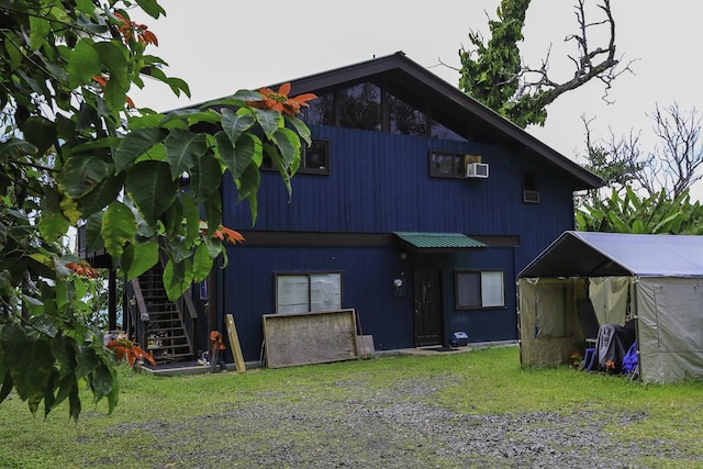 view of rear view of property