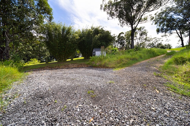 view of road