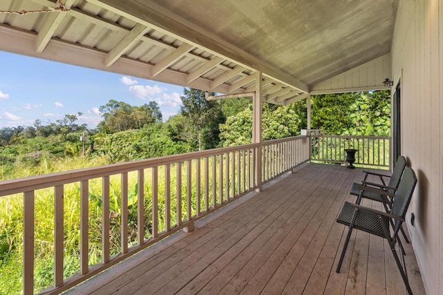 view of deck