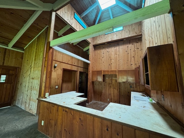 view of horse barn with sink