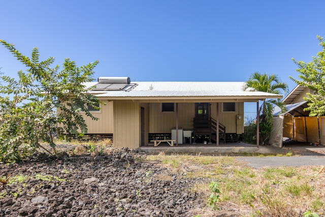 view of rear view of property