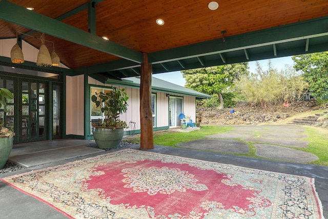 view of patio