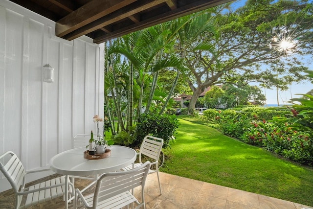 view of patio