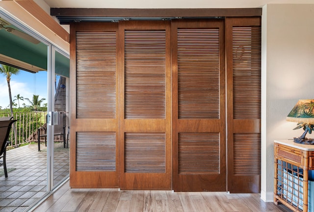 interior details with french doors