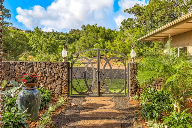 view of gate