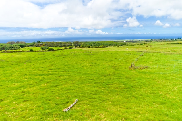 aerial view featuring a rural view