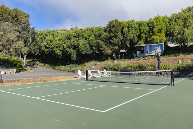 view of sport court