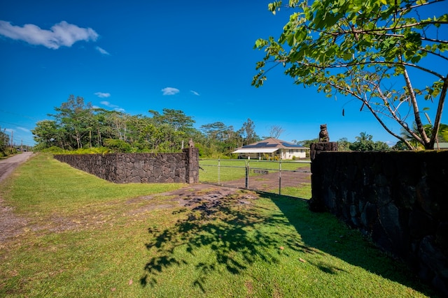 view of yard