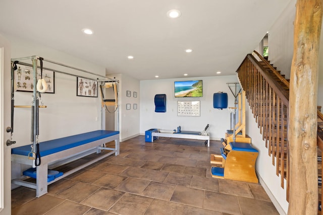 view of exercise room