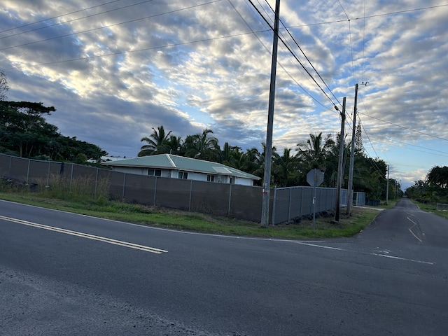 view of road