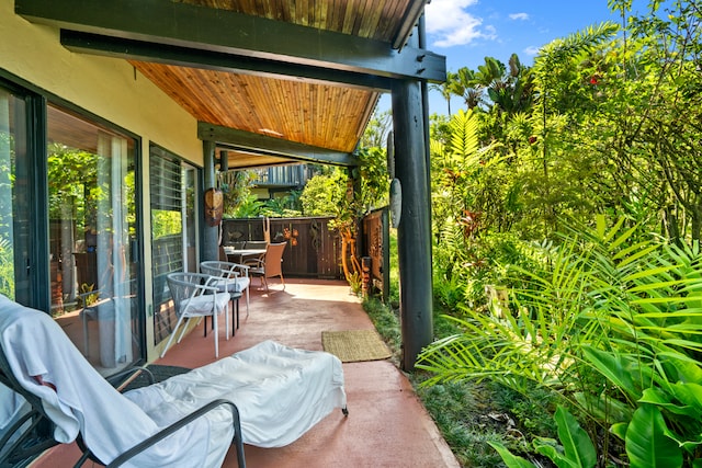 view of patio / terrace