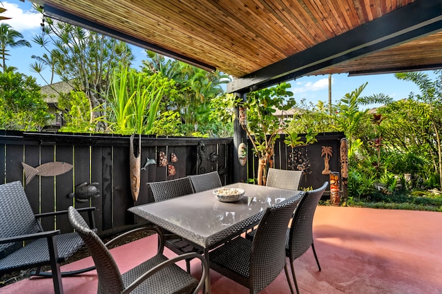 view of patio / terrace