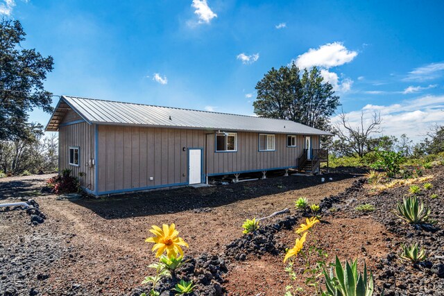 view of back of property