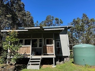 view of rear view of property