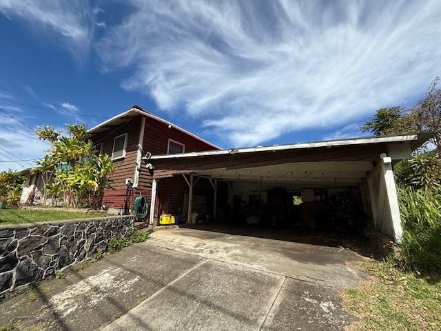 view of property exterior