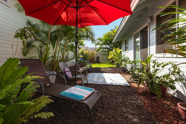 view of patio