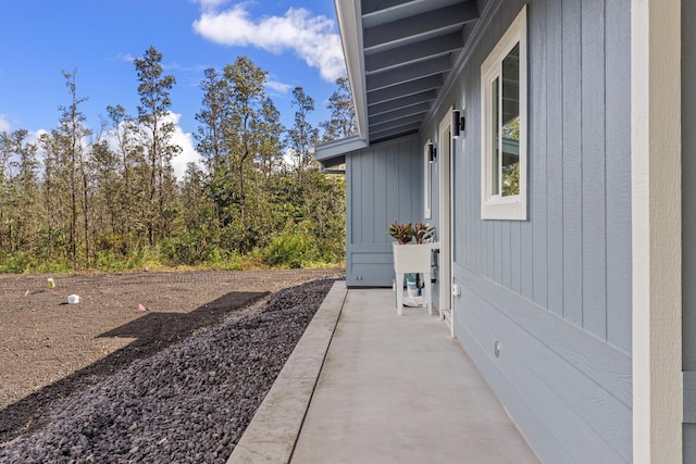 exterior space featuring a patio area