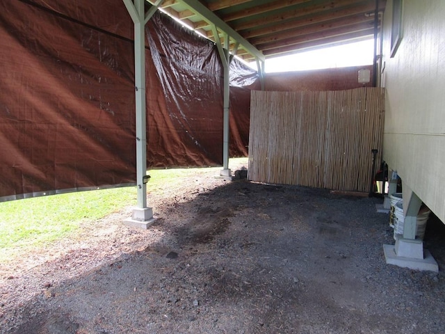 view of stable