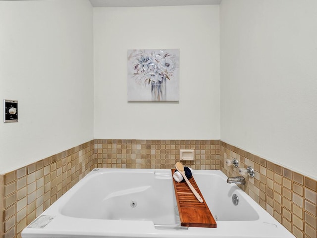 bathroom with a bathing tub