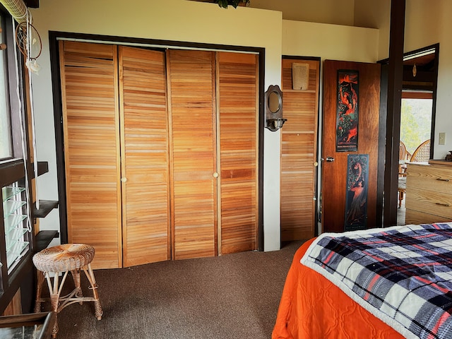 bedroom featuring carpet flooring