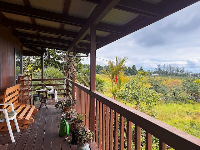 view of deck