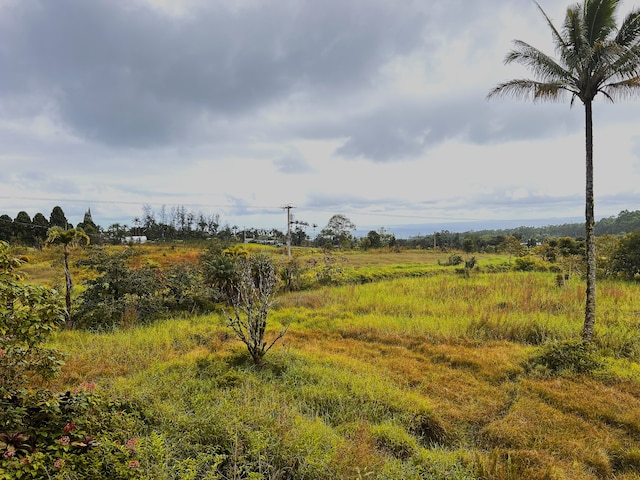 view of nature featuring a rural view