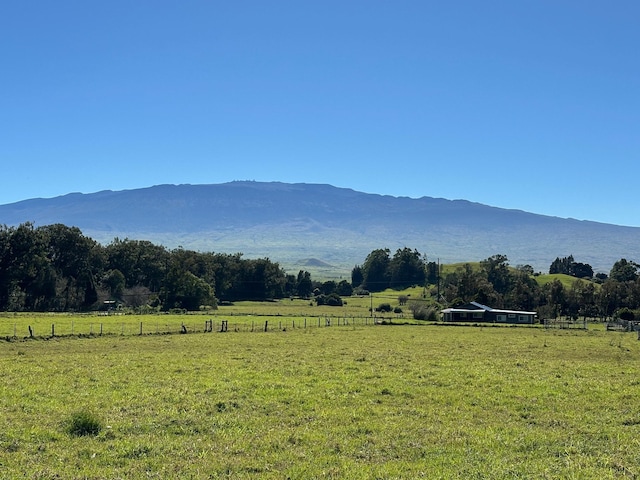 property view of mountains featuring a rural view