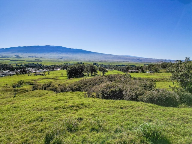 property view of mountains with a rural view