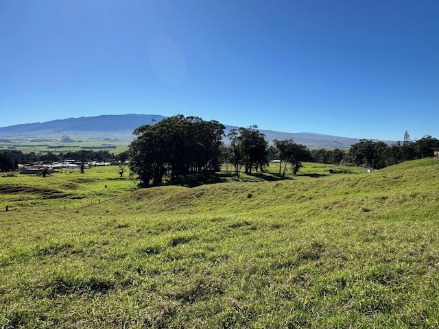 property view of mountains with a rural view