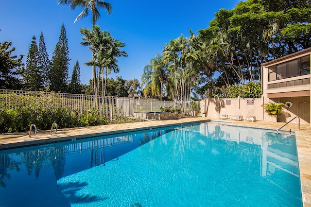 view of pool