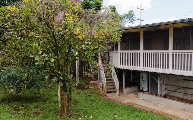 view of rear view of property