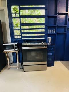 bar with appliances with stainless steel finishes