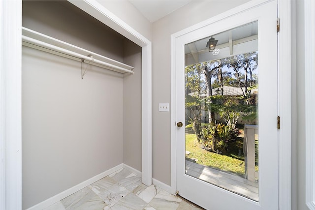 view of closet