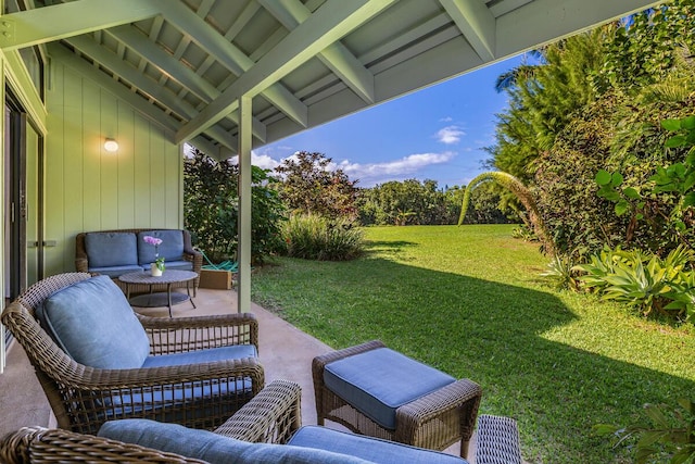 view of patio