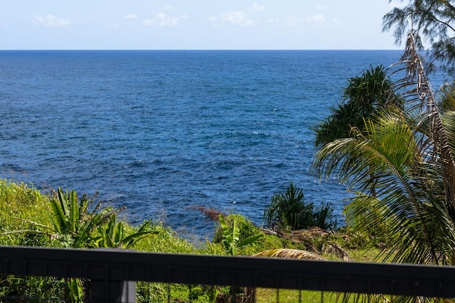 view of water feature