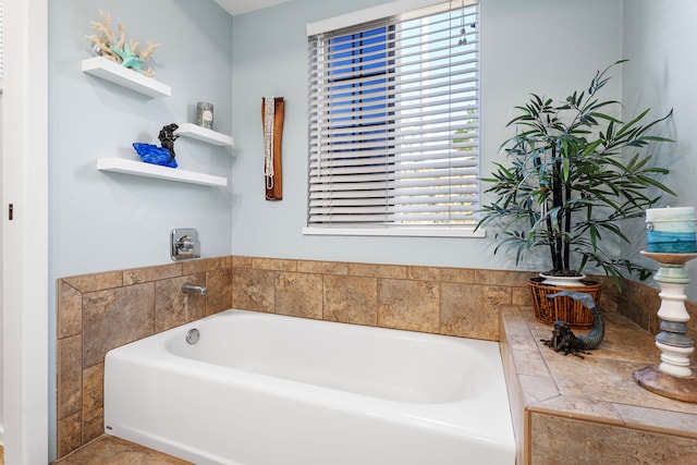 bathroom featuring a bathtub