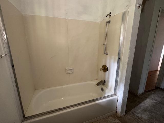 bathroom featuring tub / shower combination