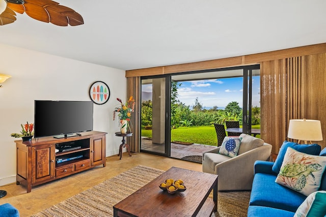 view of living room