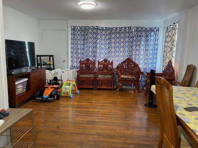 bedroom featuring hardwood / wood-style flooring