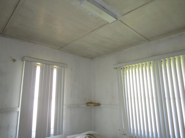 unfurnished bedroom featuring multiple windows