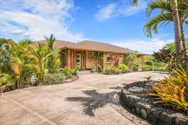 view of front of home