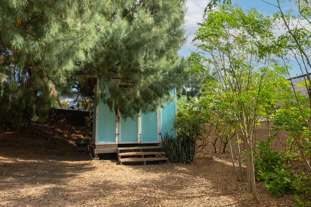 view of outbuilding