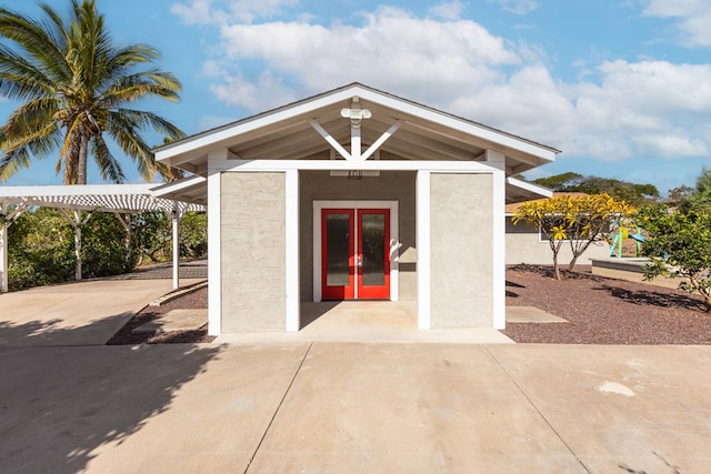 view of outbuilding