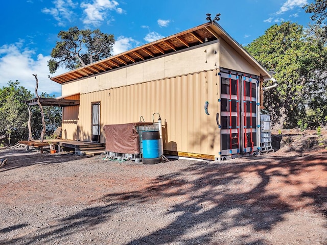 view of outbuilding